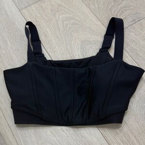 Alo Airlift corset bra black medium